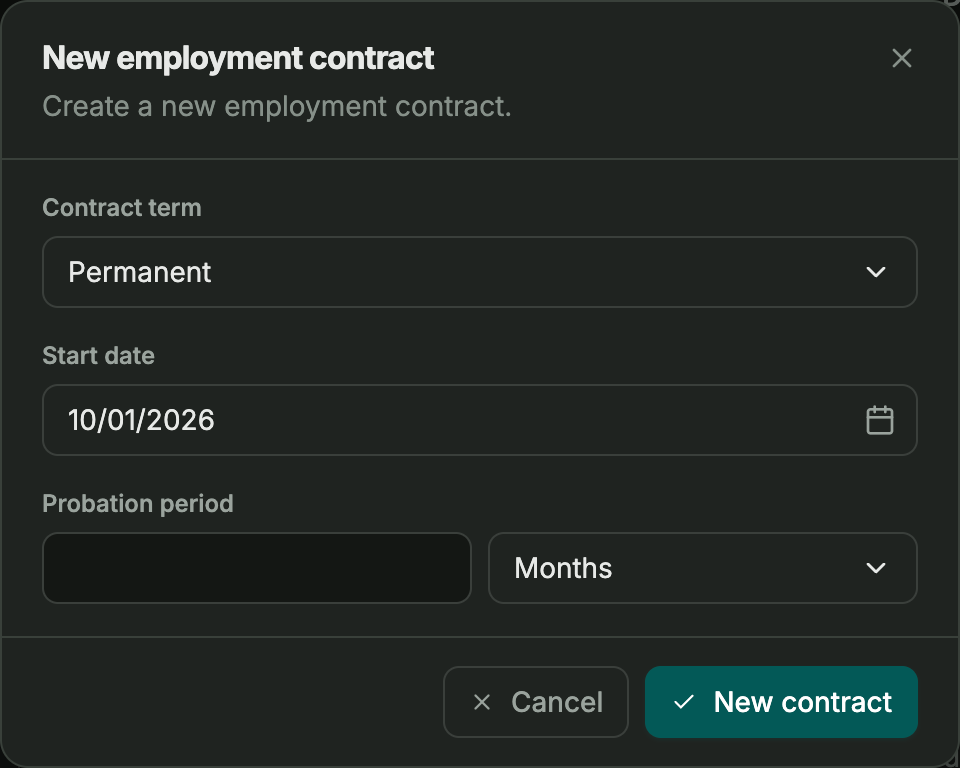 Add contract